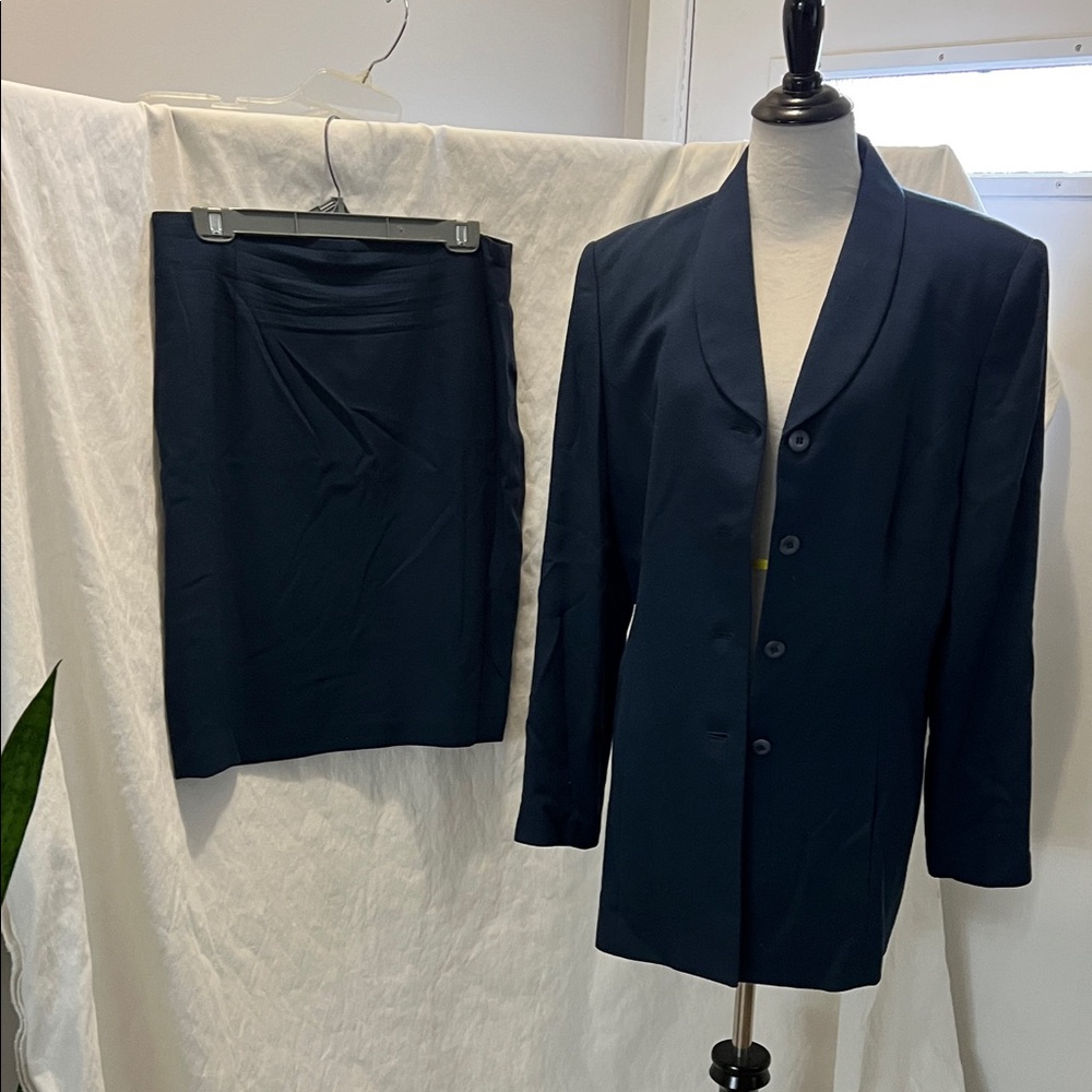 Short skirt and a LONG Jacket Set with pockets!